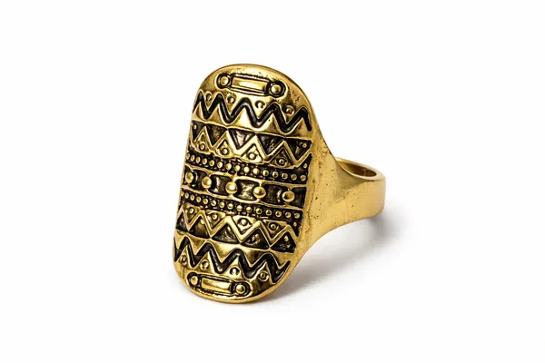 Antique_Gold_Nomad'S_Shield_Ring_For_Women